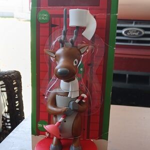 Hallmark Singing Reindeer with Toilet Paper Antlers
